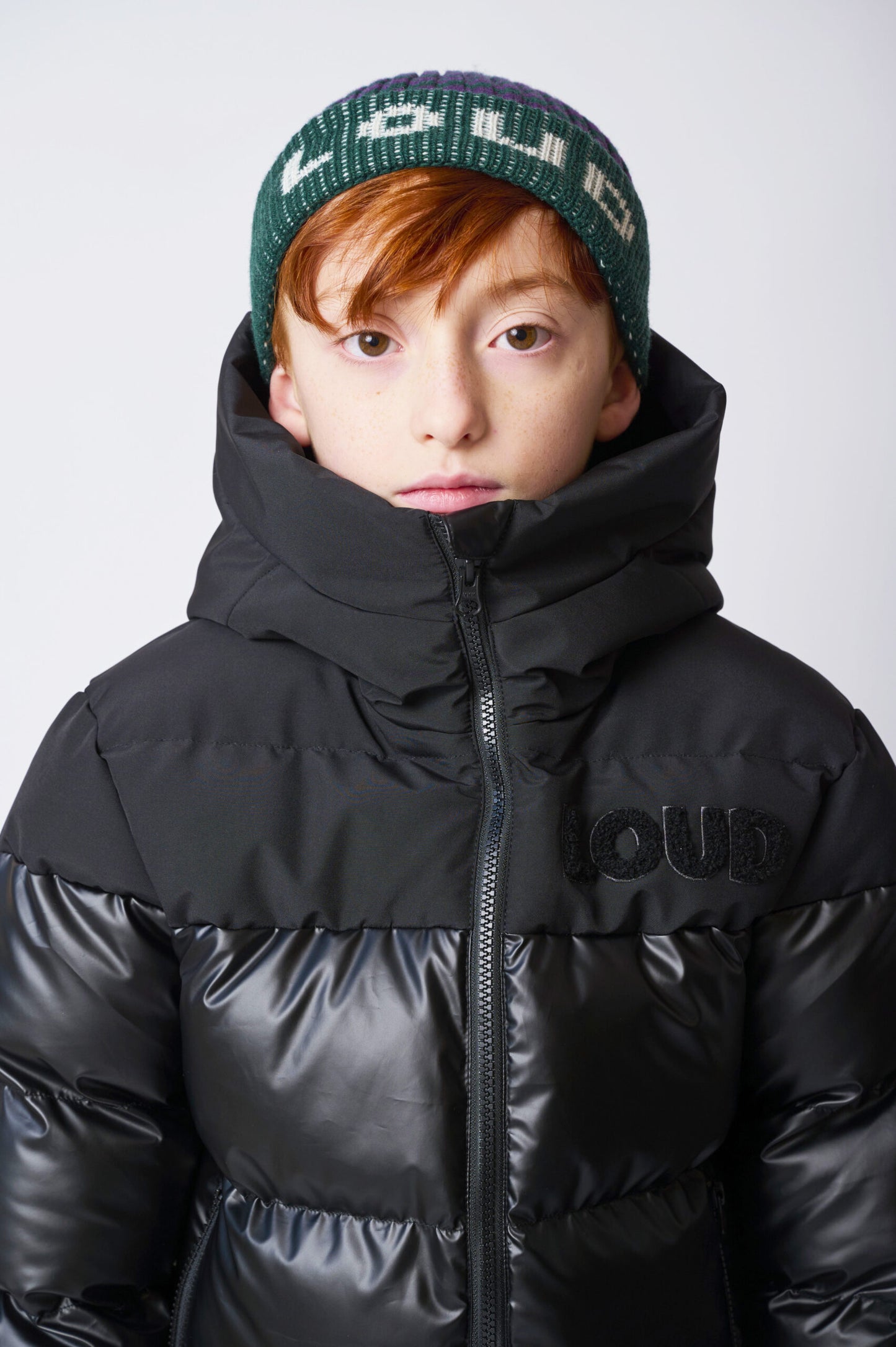EDEN - Black/On Black Outerwear Hooded Jacket