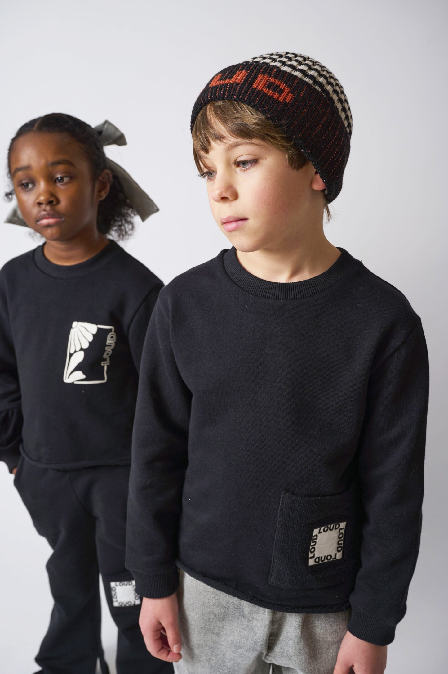 FEEL - Black Sweater Box Pocket Patch