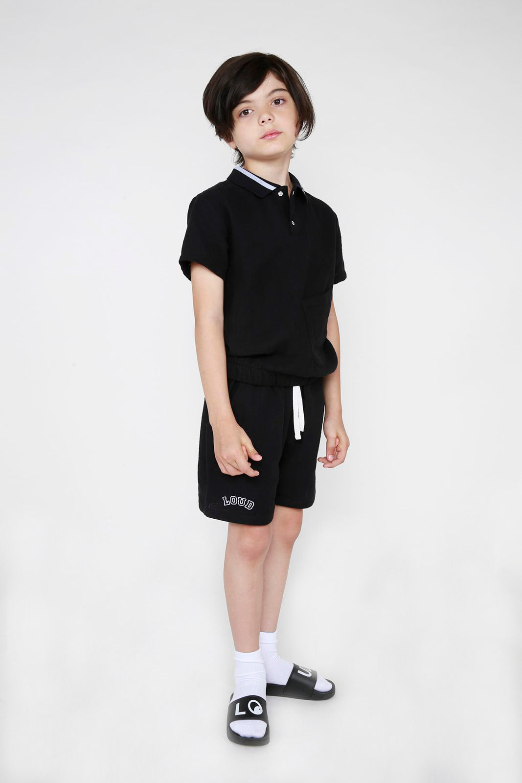 MOOD - Black Blouse Polo