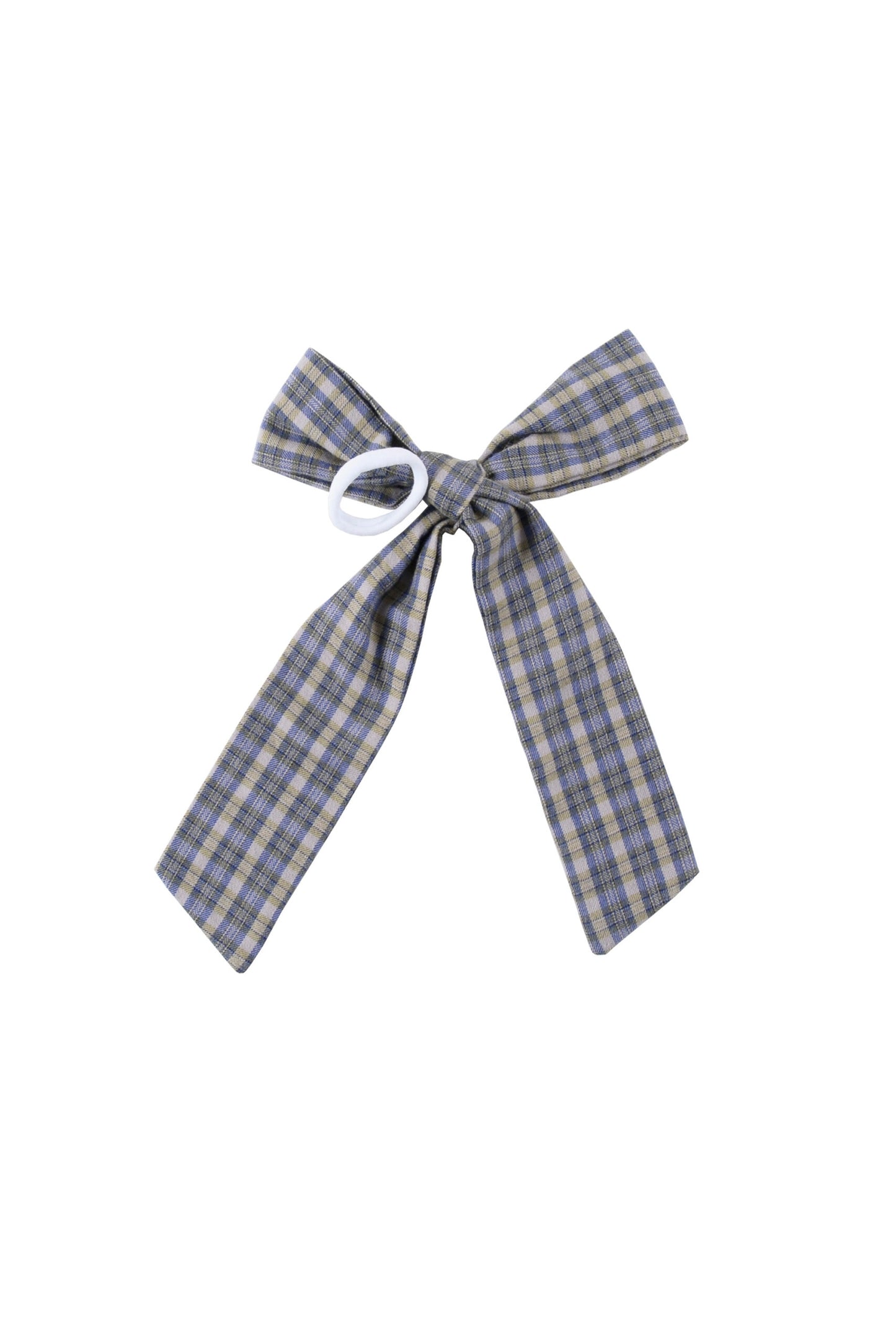 BUNNY - Check Pear/Lavender Hair Bow