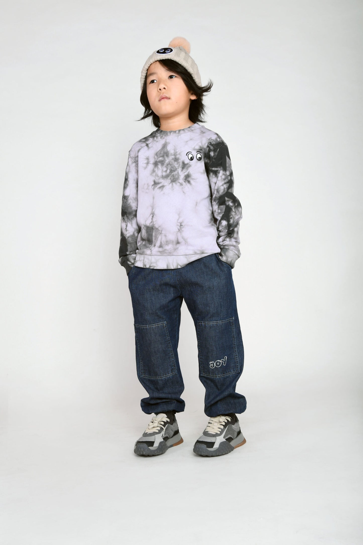 DAY - Deep Lavender Tie Dye Sweater Regular Fit