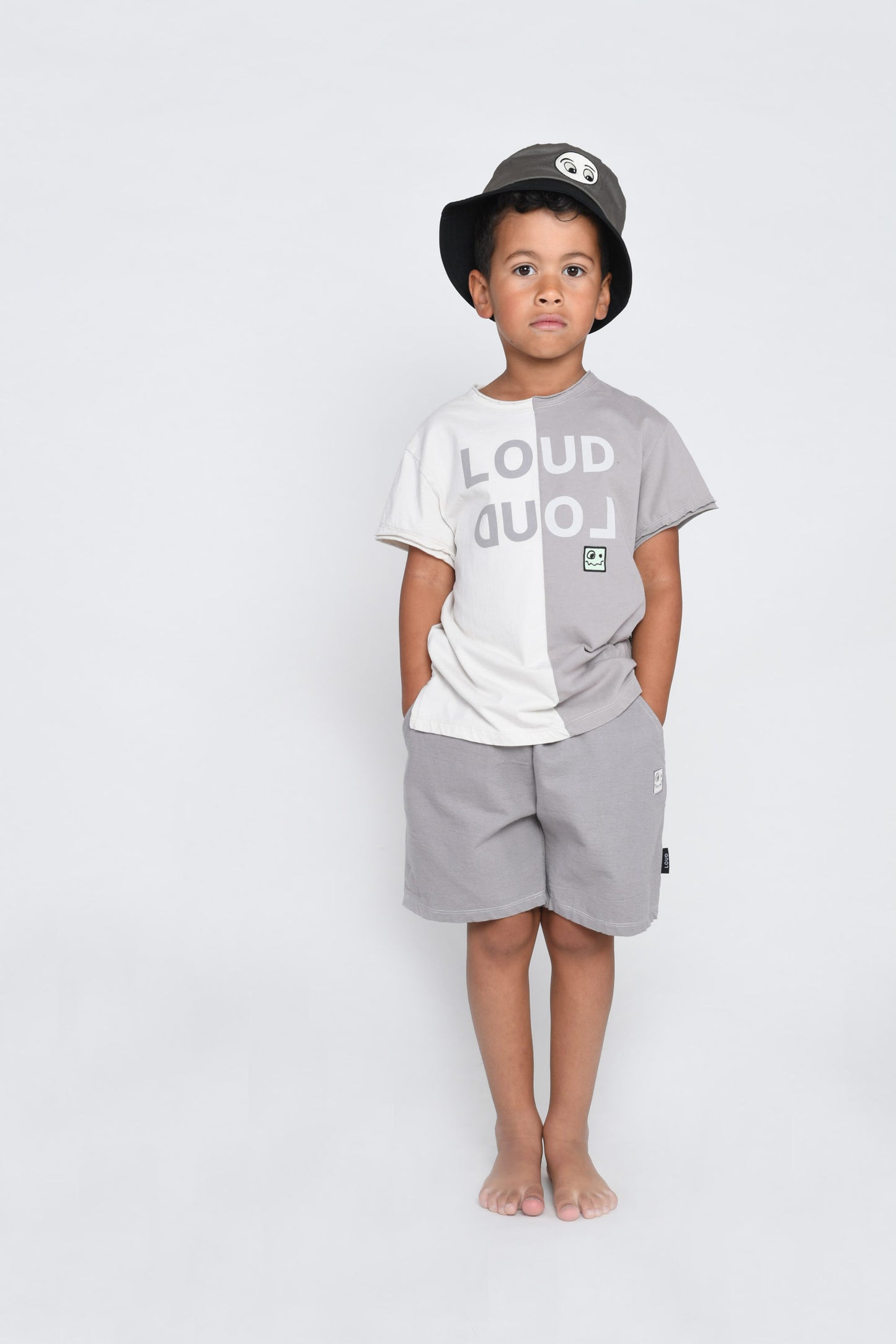 START - Sand / Zinc Pigment Dye T-Shirt Loose Fit 2 Tone