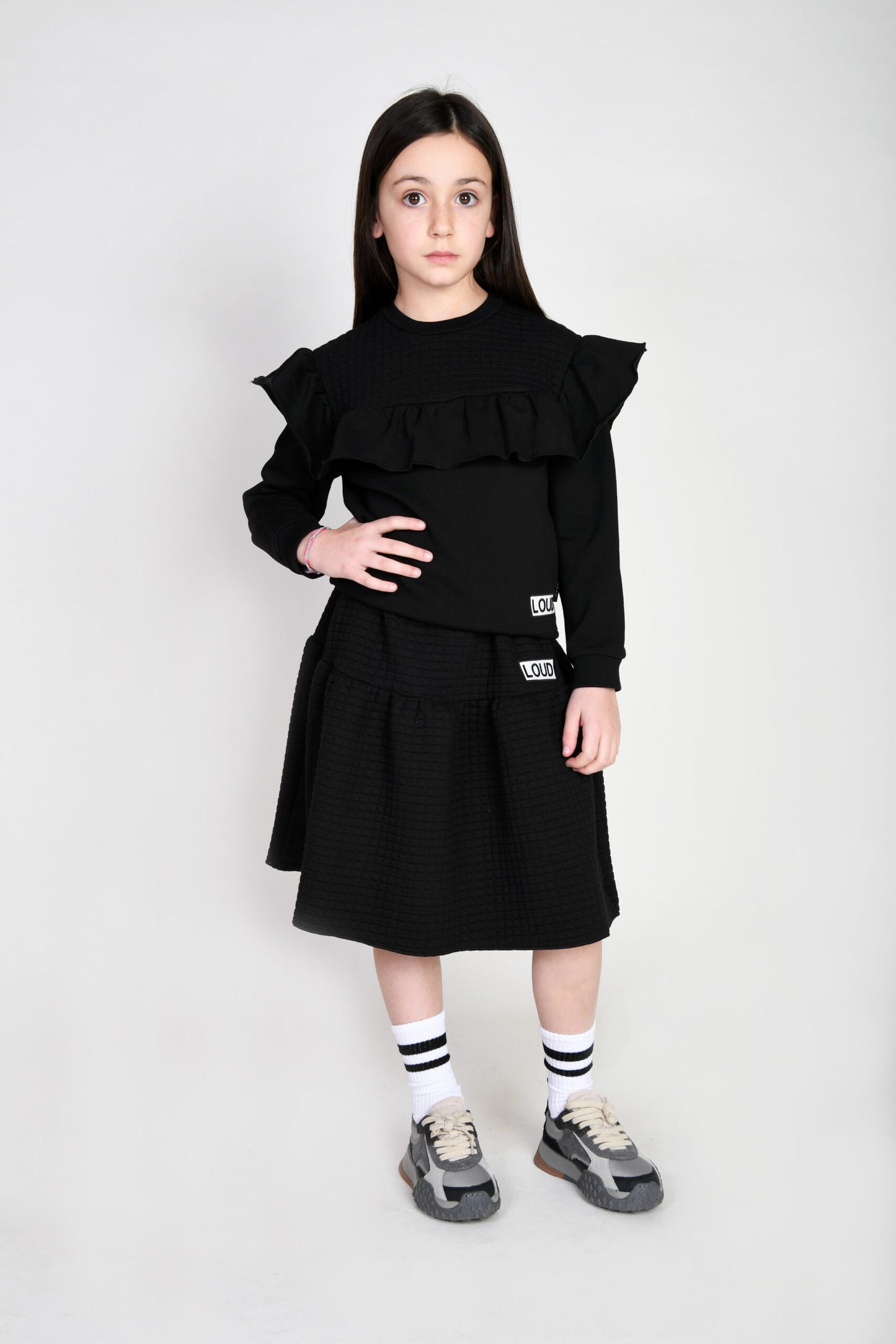 REST - Black Skirt Midi