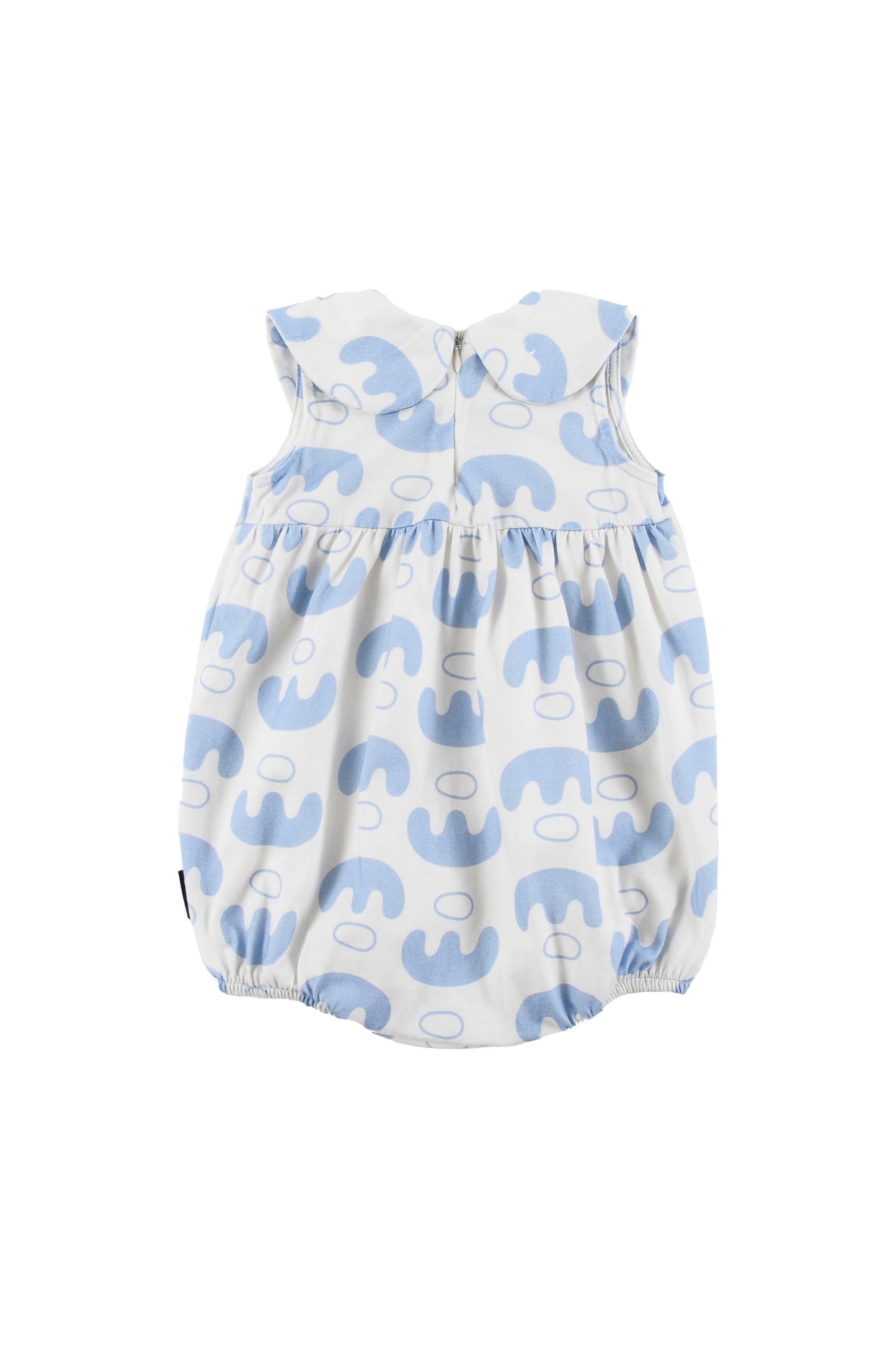 SPLENDID - Abstract Boat AOP Romper Collar