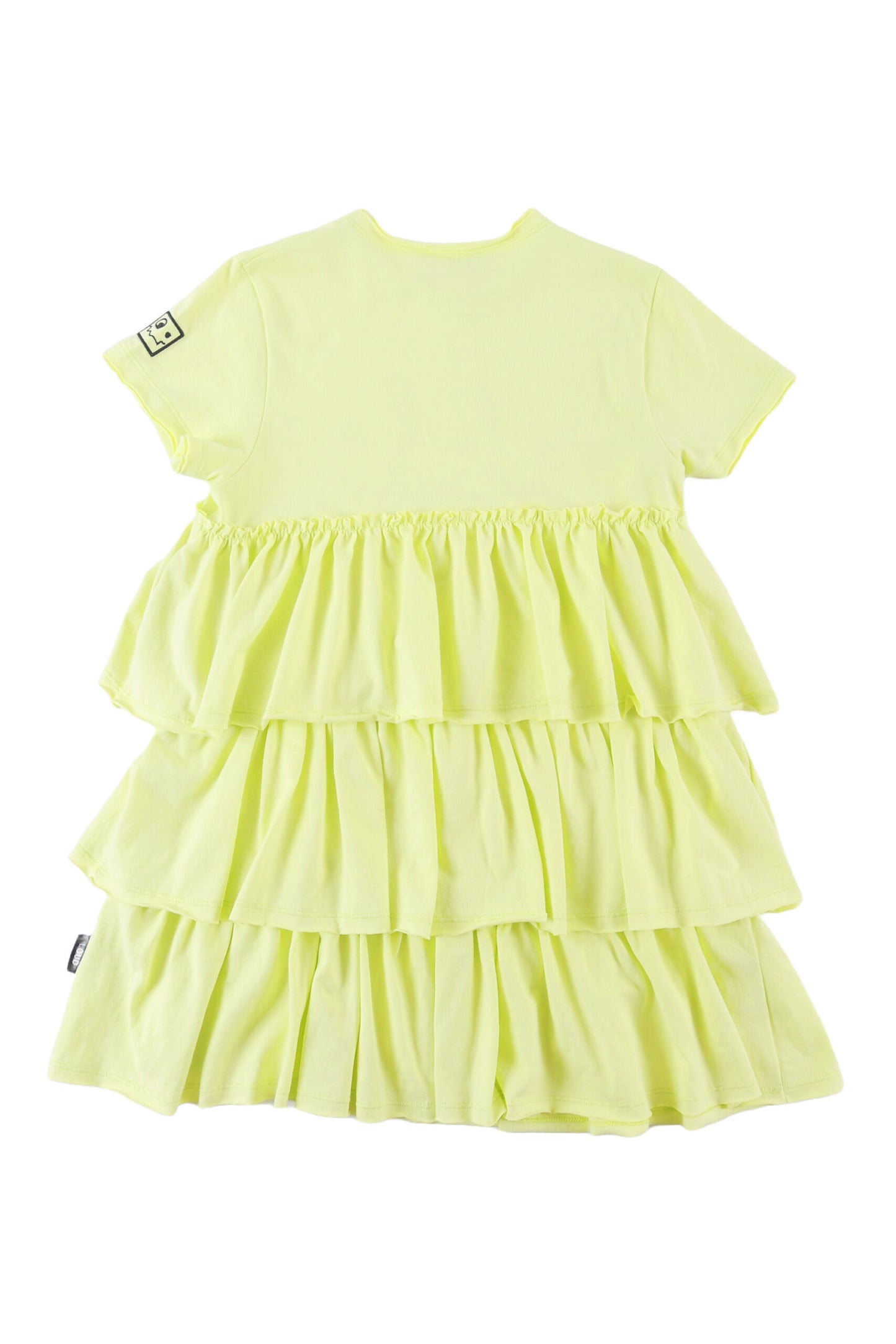 VERA - Shadow Lime Tiered Layers Dress