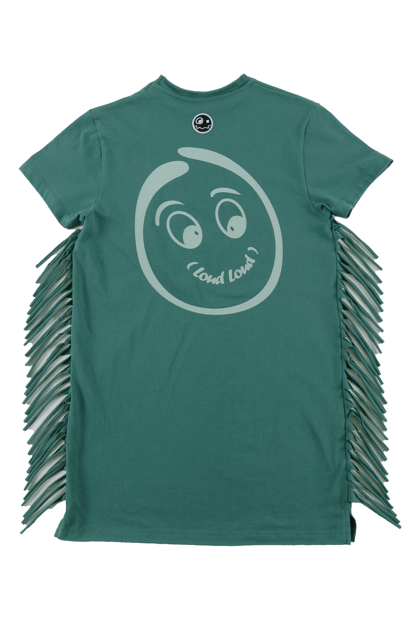 HAWAI - Storm / Jade Print Dress T-Shirt Fringed