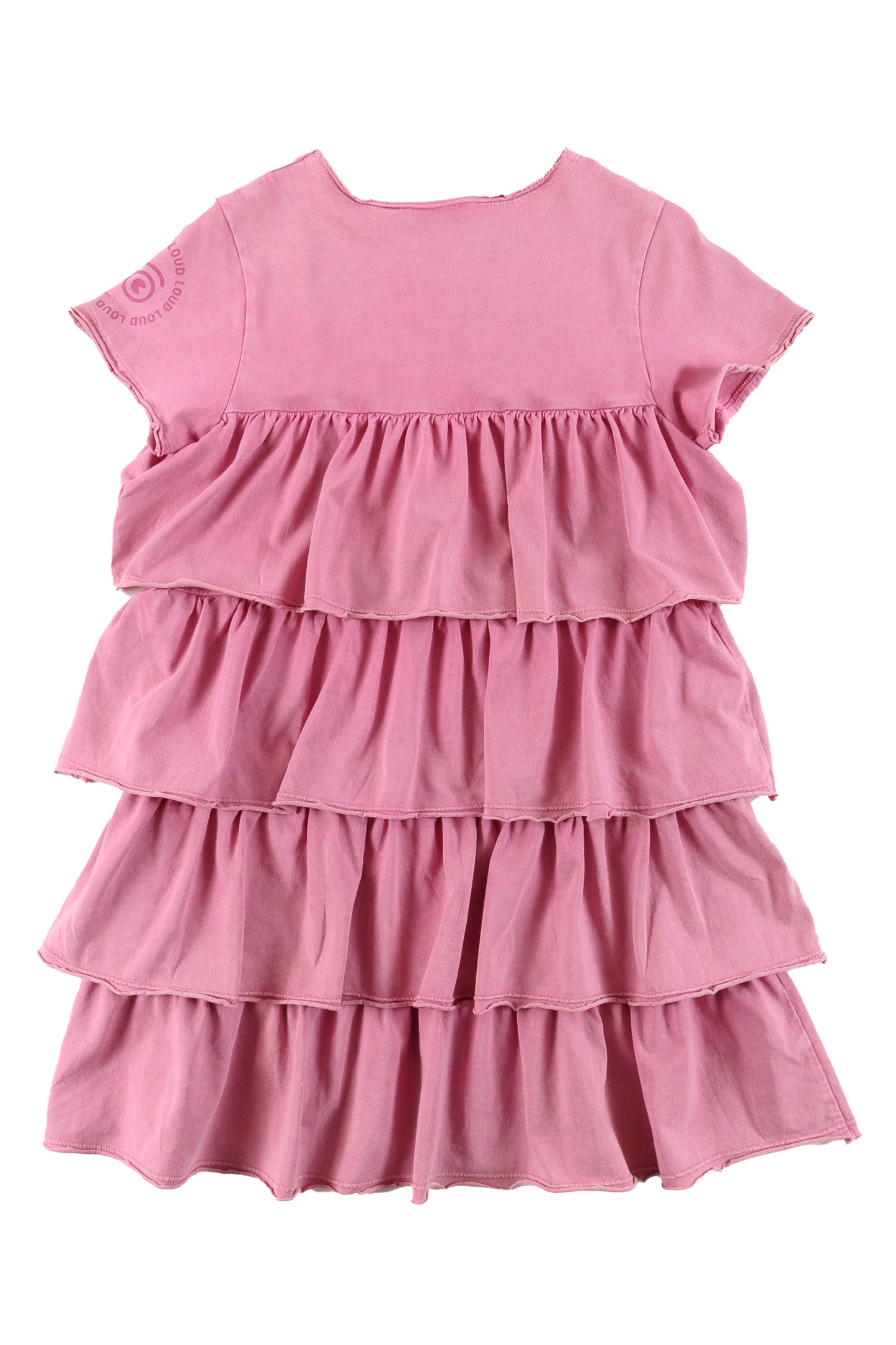 ESTATE - Azalea Marble Dye Dress Tiered Layers