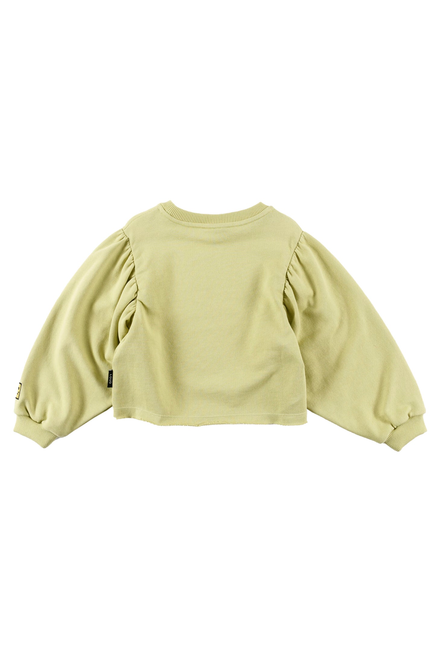 ROMANTIC - Winter Pear/Black Top Crop Puff Sleeves