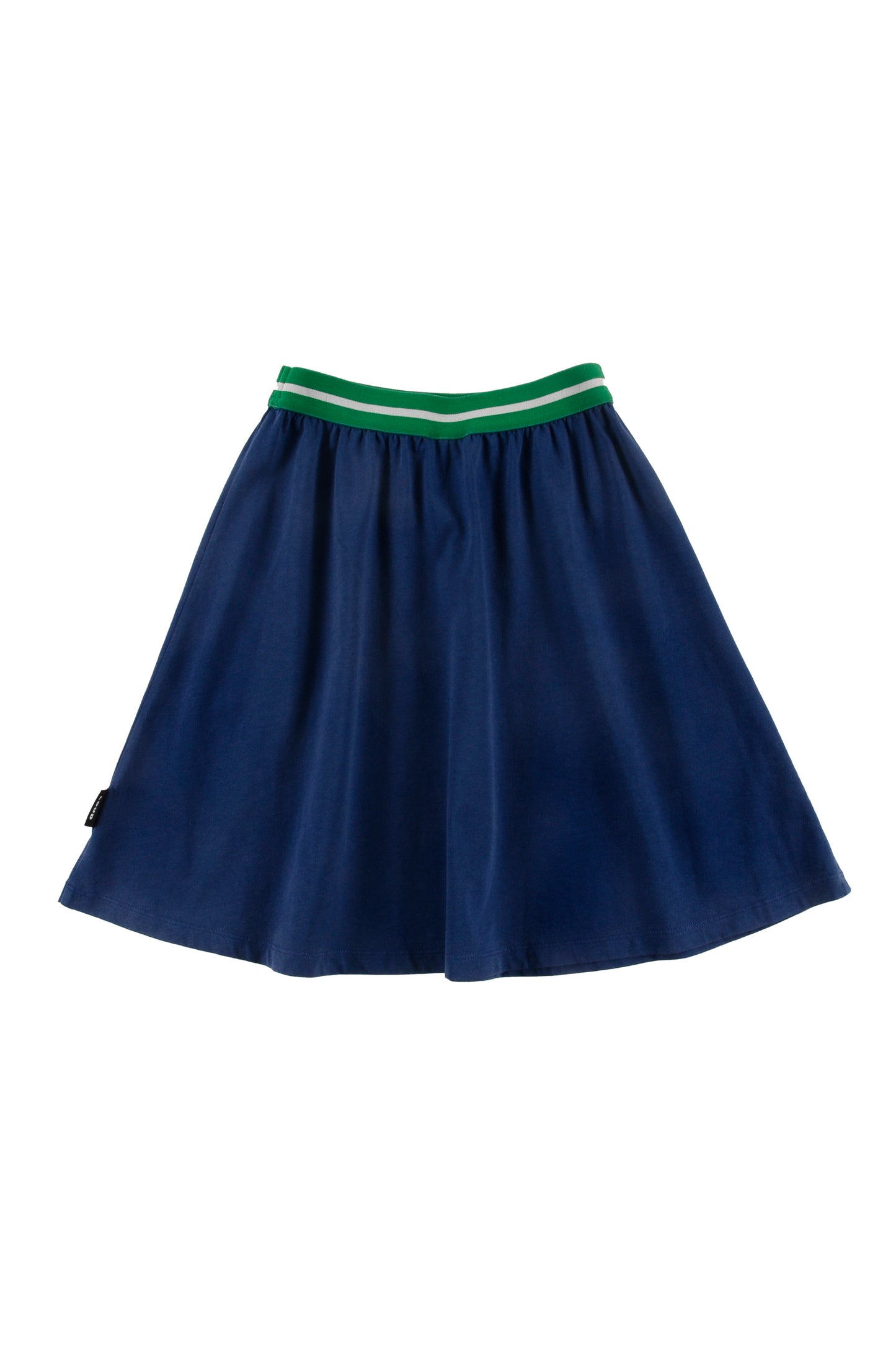LIMONCELLO - Navy Washed Skirt Knee Length (SAMPLE)