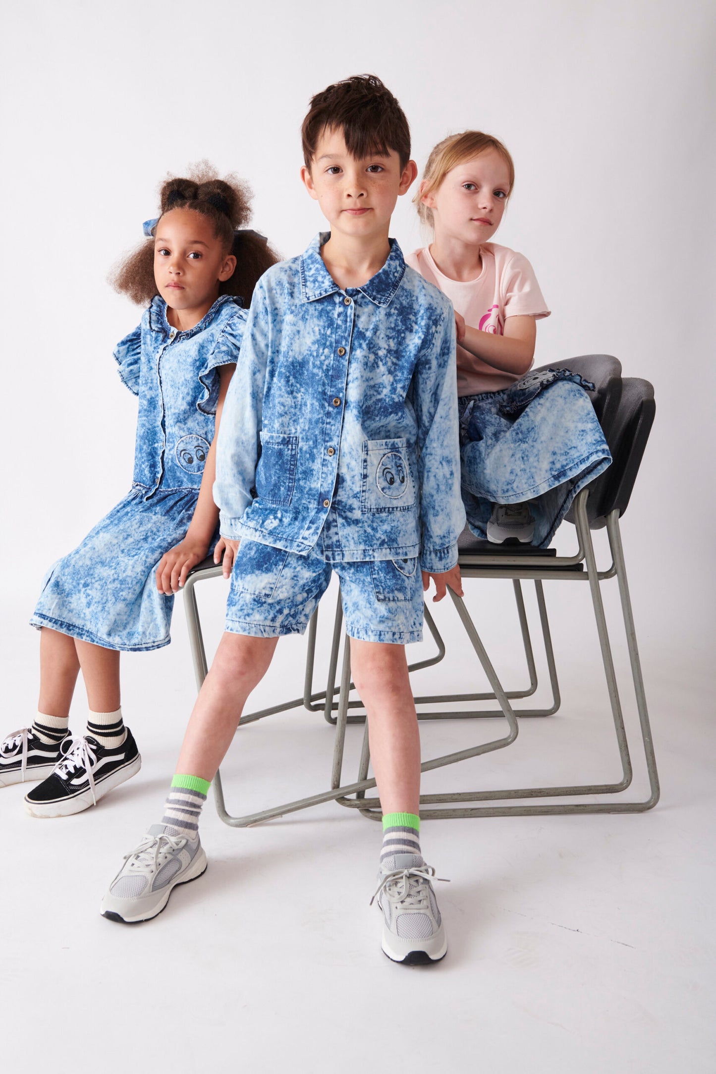 KAUWELA - Blue Dye Denim Shirt Long Sleeve