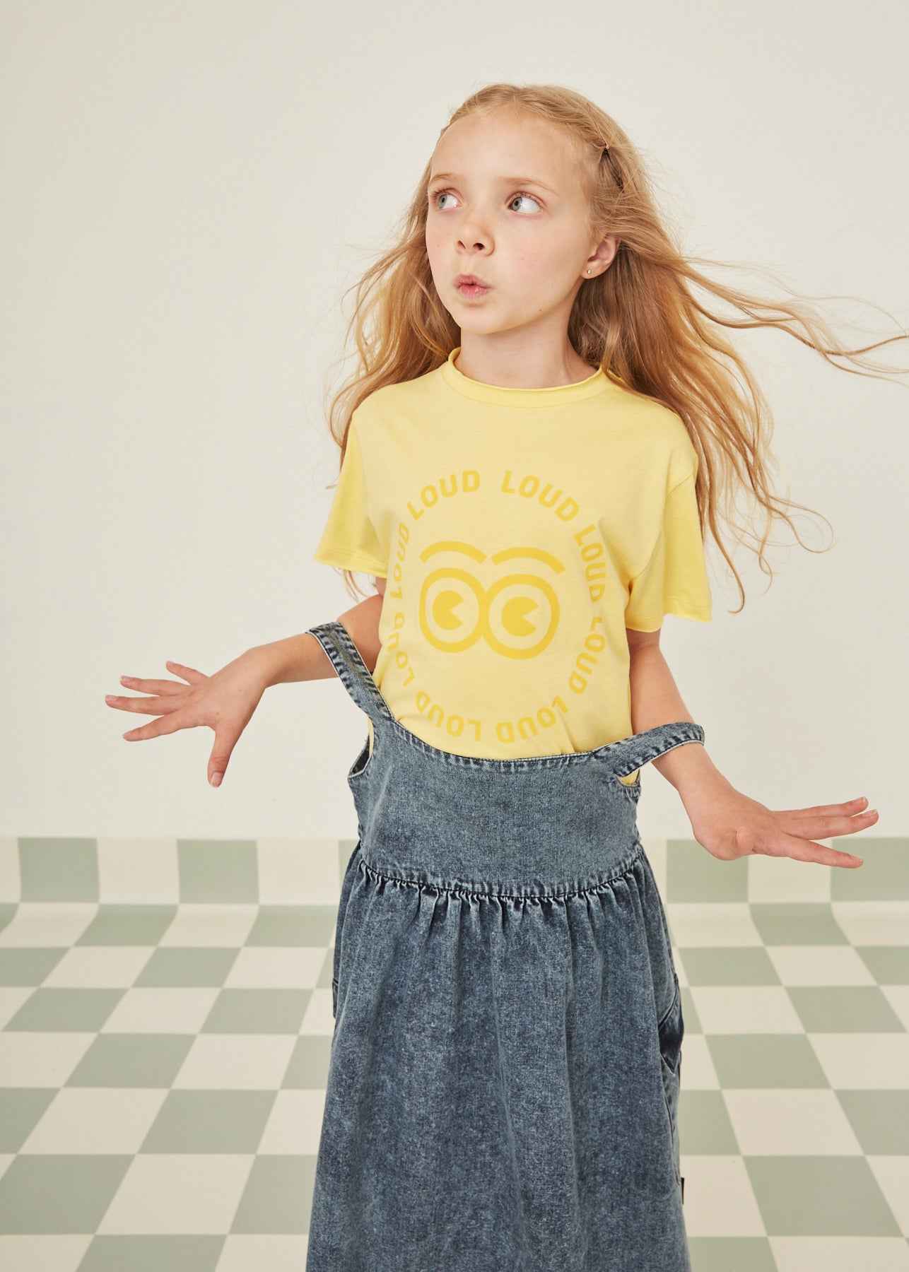 PROFUMO - Yellow/Yellow Spectra Print T-Shirt Relaxed Fit