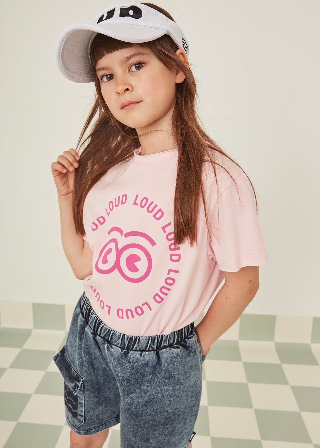 PROFUMO - Soft Pink/Rose Print T-Shirt Relaxed Fit (Sample)