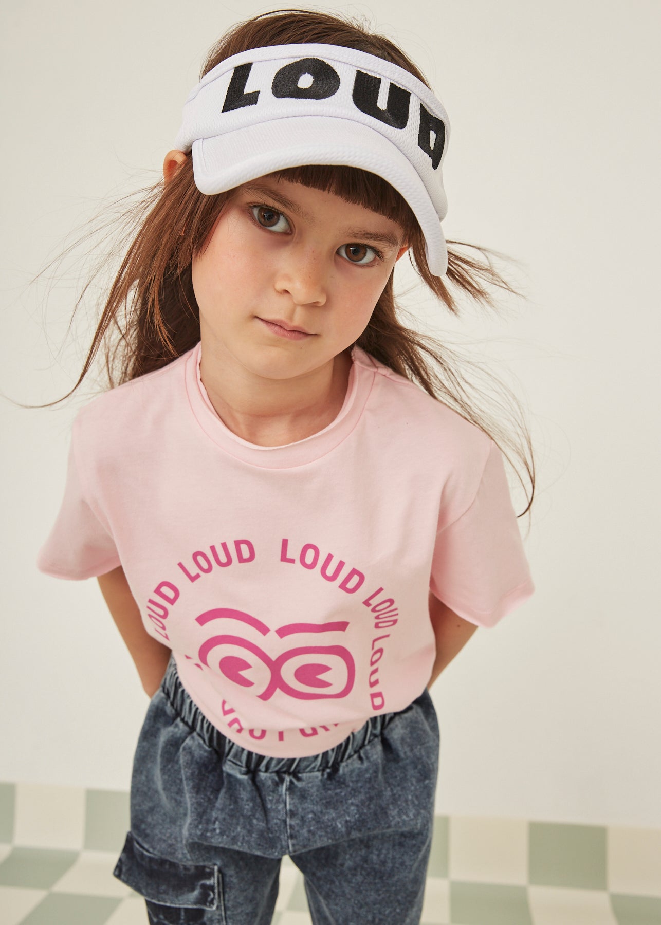 PROFUMO - Soft Pink/Rose Print T-Shirt Relaxed Fit (Sample)