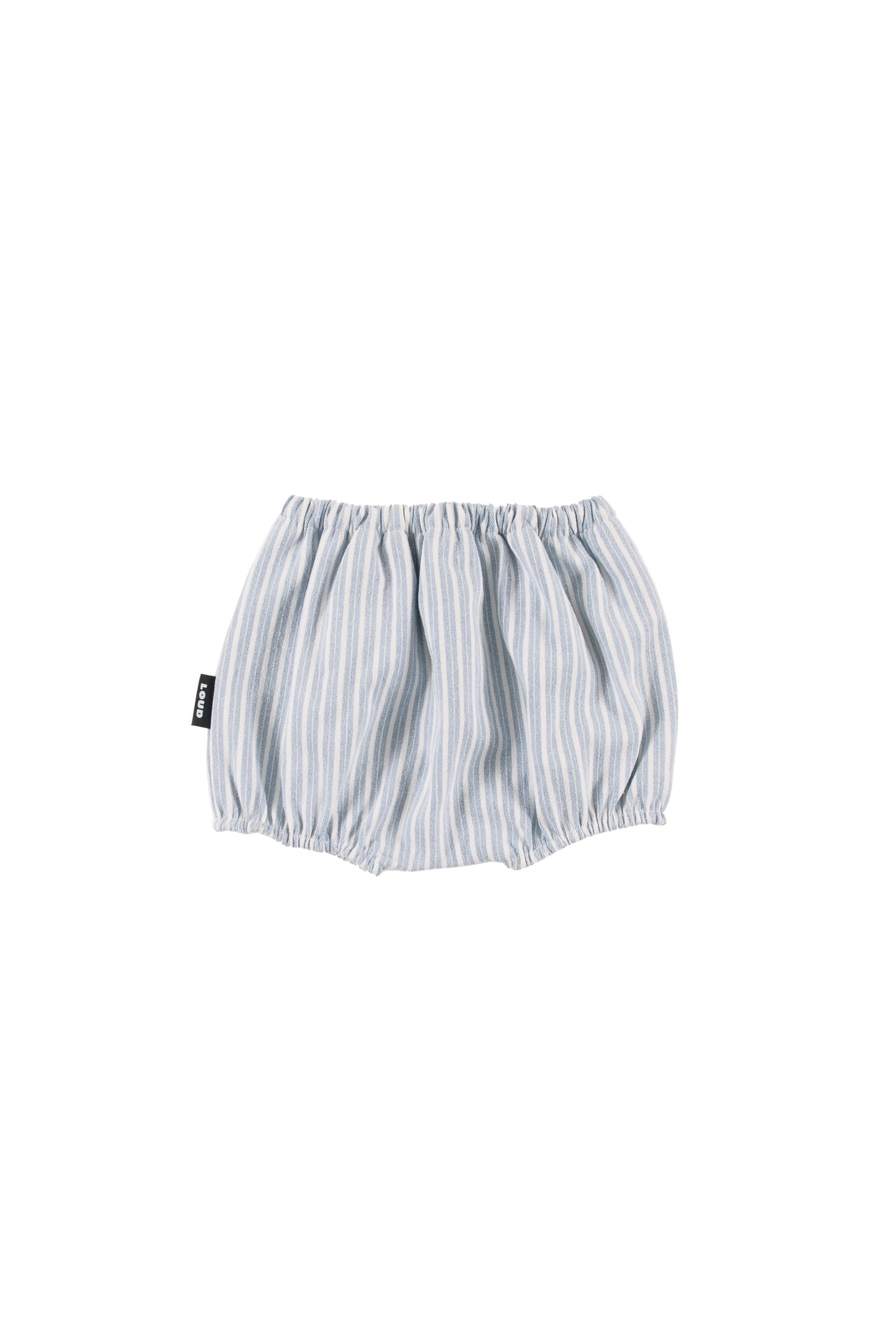 FARO - Mid Blue Stripe Baby Bloomers Relaxed Fit Elastic Waist (SAMPLE)