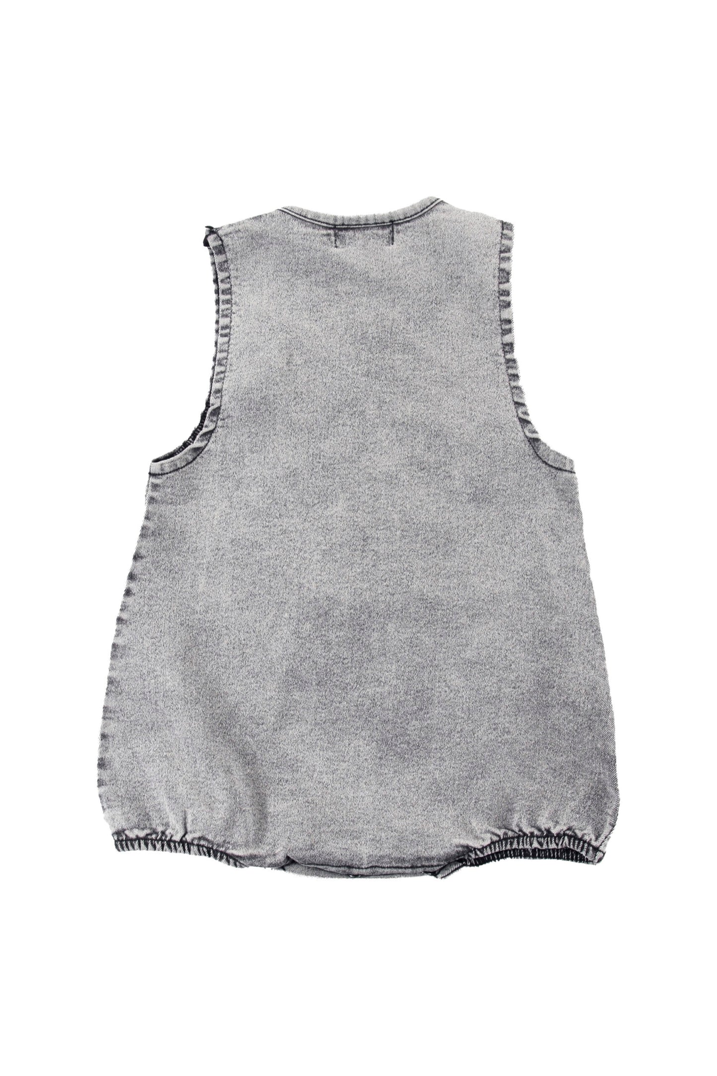 SPIRIT - Light Grey Washed Romper