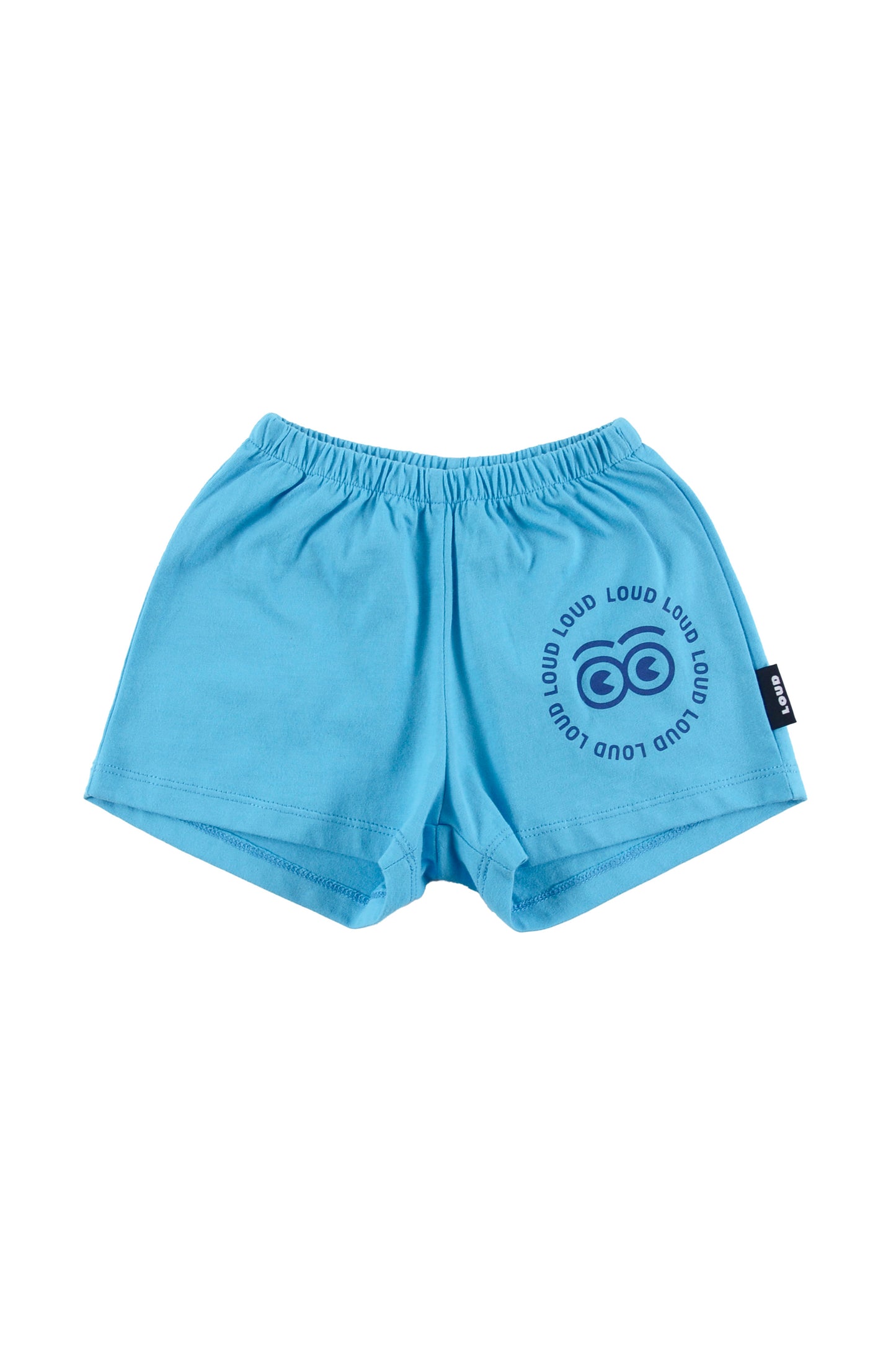HOTEL - Cyan Blue/Blue Print Shorts (Sample)
