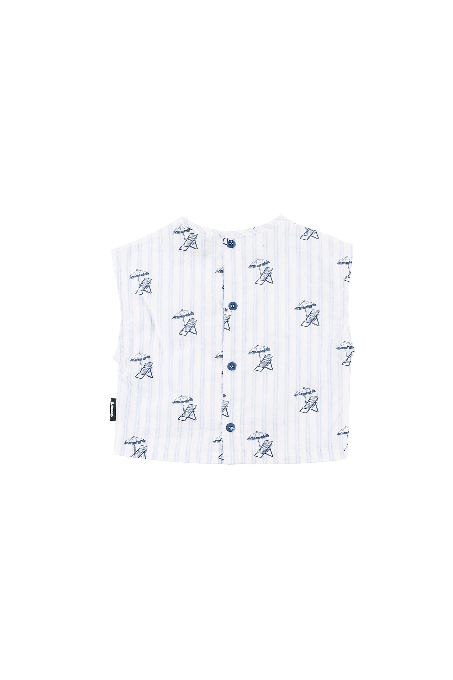 SPIAGGIA - Deckchair AOP Baby Top Relaxed Box Fit (SAMPLE)