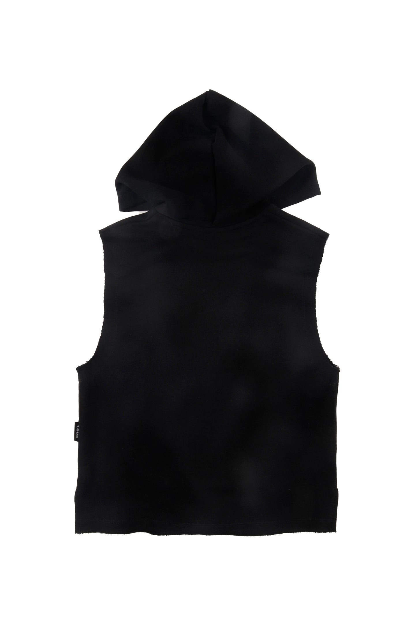 BOND - Black Sleeveless Sweater Hooded (Sample)
