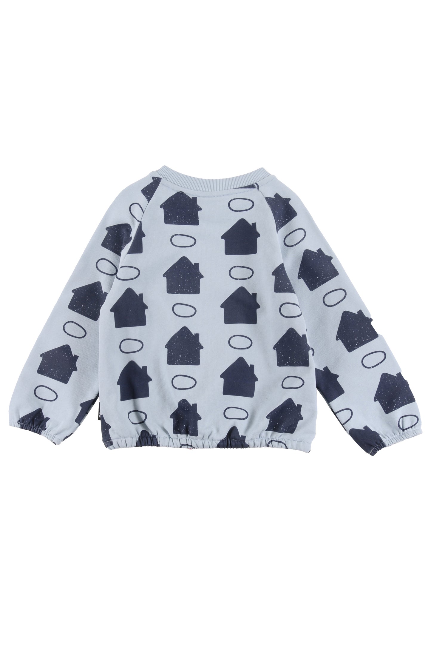 FEELING - Sky Blue Houses AOP Top Raglan