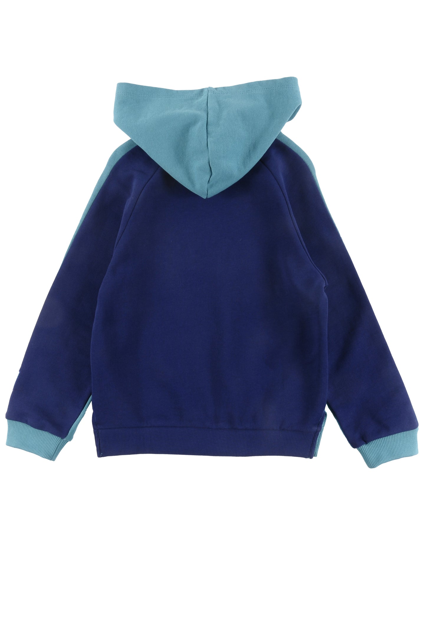 COZY - Turquoise/Navy 2 Tone Sweater Hood