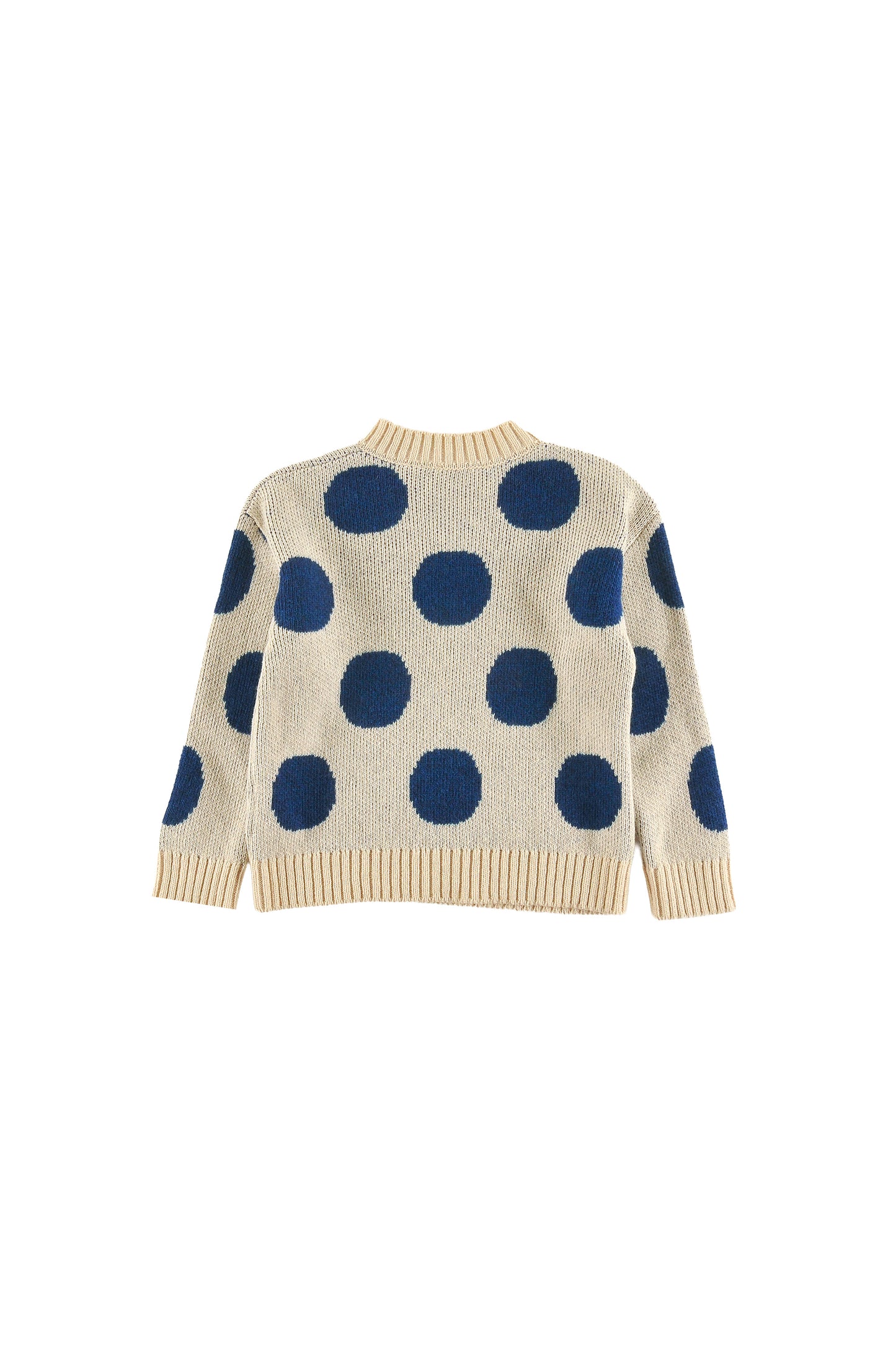 VAL D'ISERE - POLKADOTS JAQUARD Baby SWEATER relaxed fit