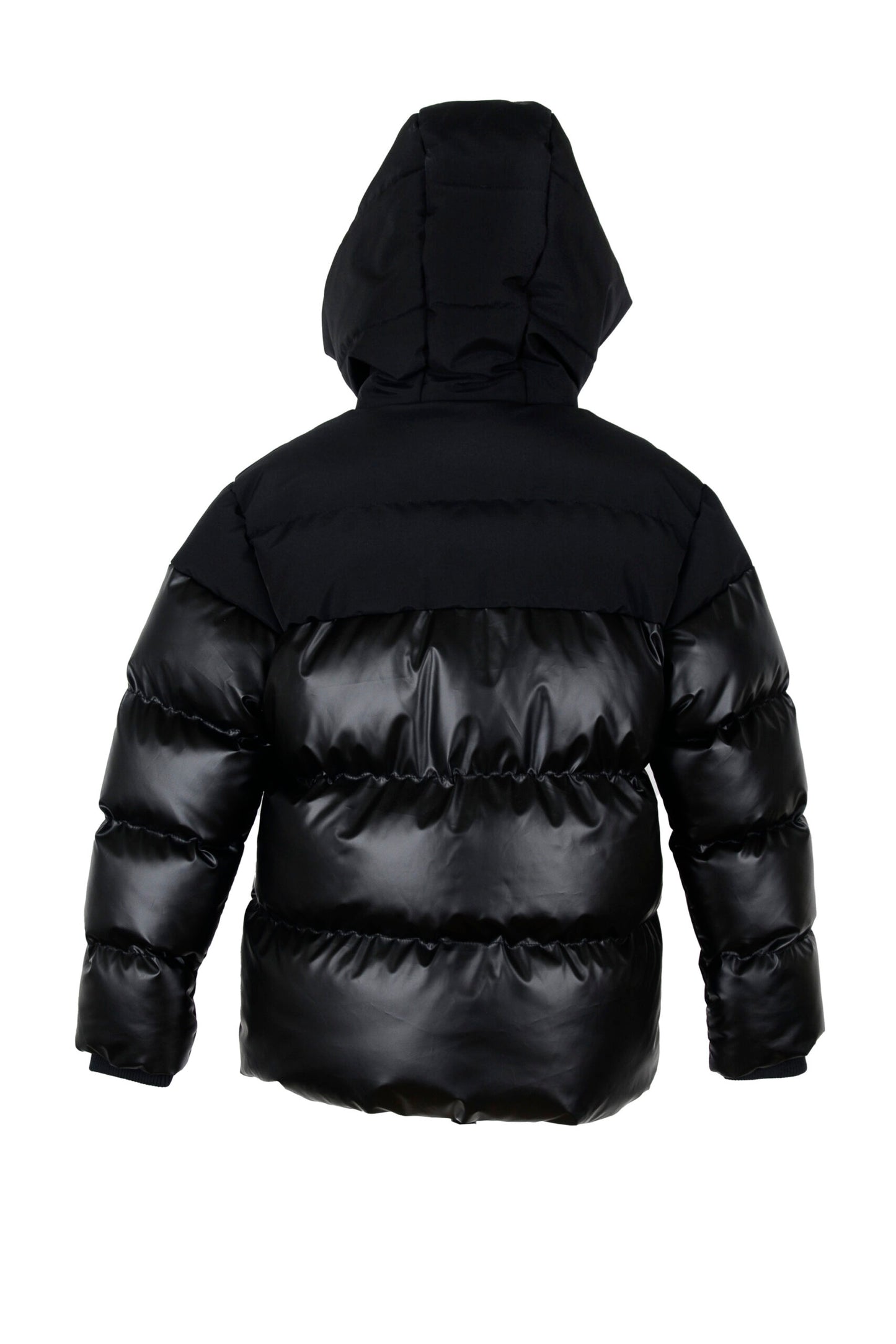 EDEN - Black/On Black Outerwear Hooded Jacket