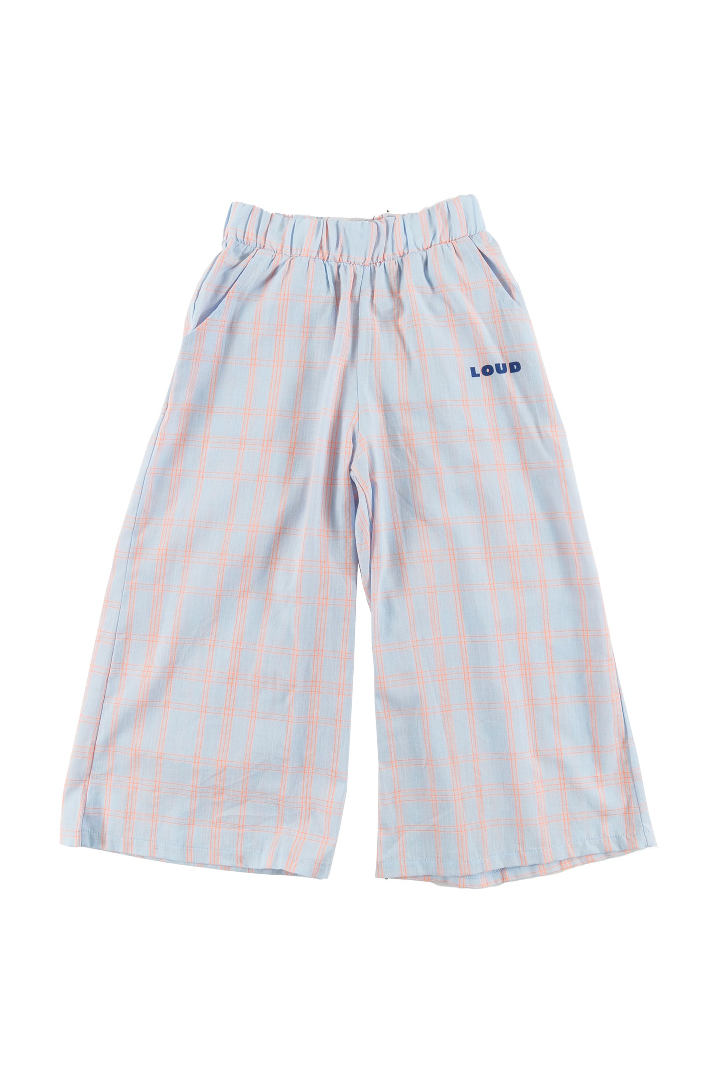 PORTO - Check Neon Trousers Wide Leg (Sample)