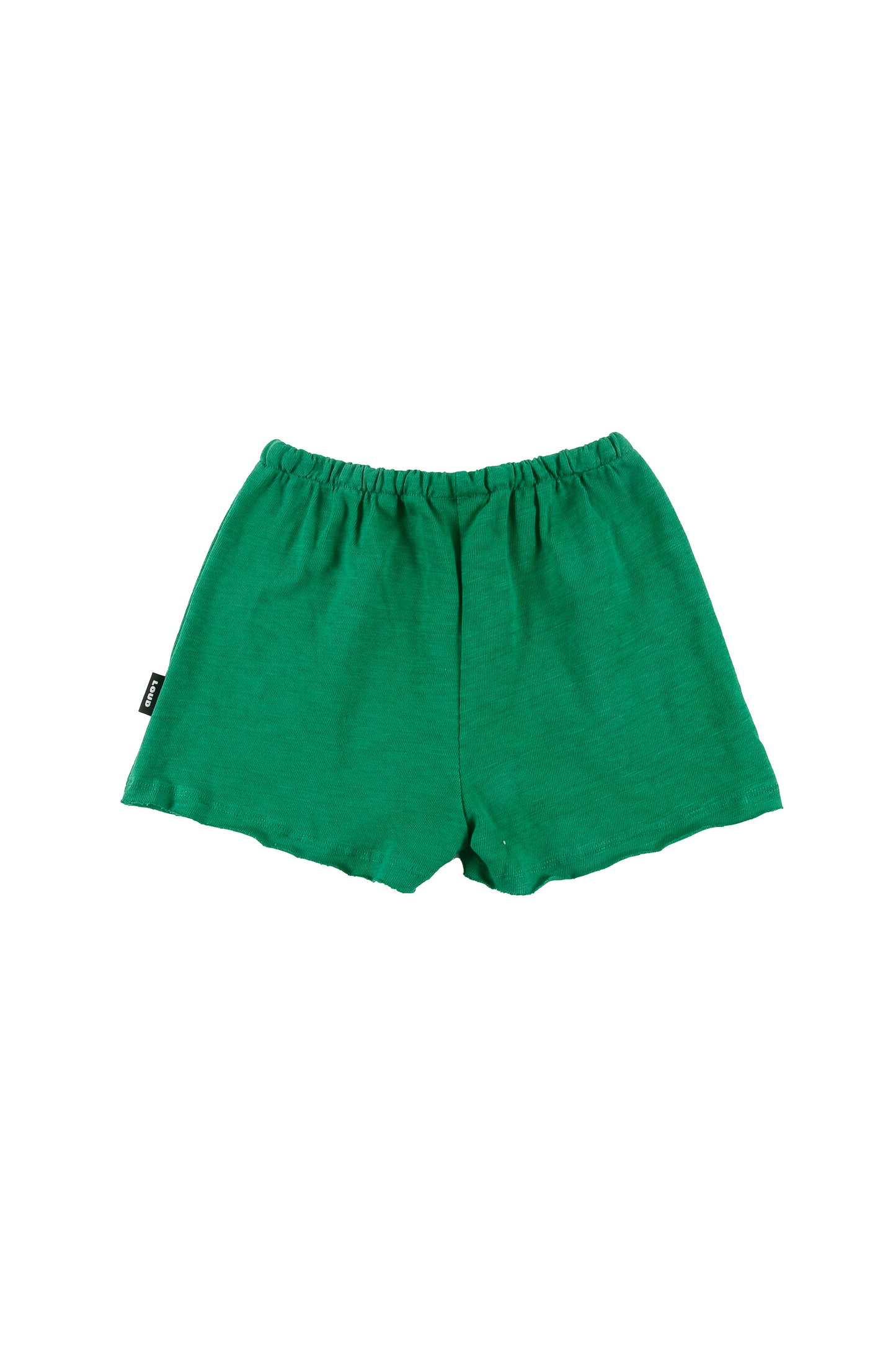 LUNA - Green Shorts Regular Fit Elastic Waist (SAMPLE)