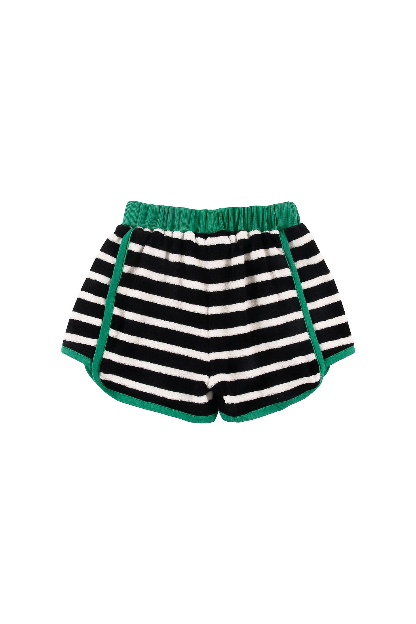 SNACK - Anthracite Stripe Shorts Racer Elasticated Waist (SAMPLE)