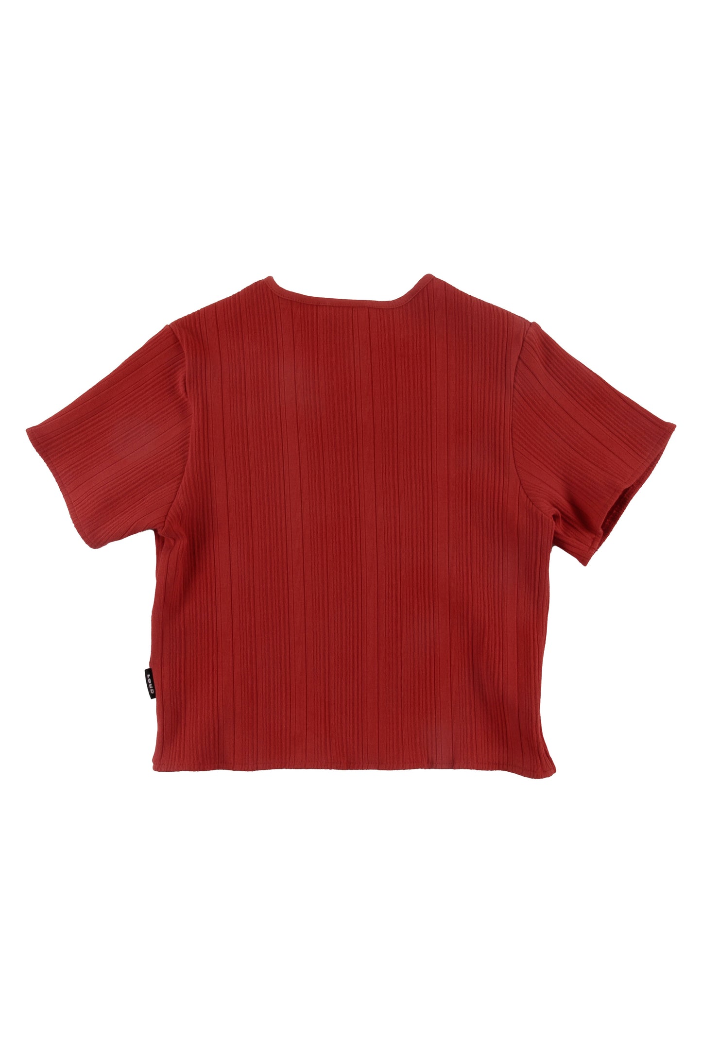 LYLIS - Red T-Shirt Loose Fit Drop Shoulder (SAMPLE)