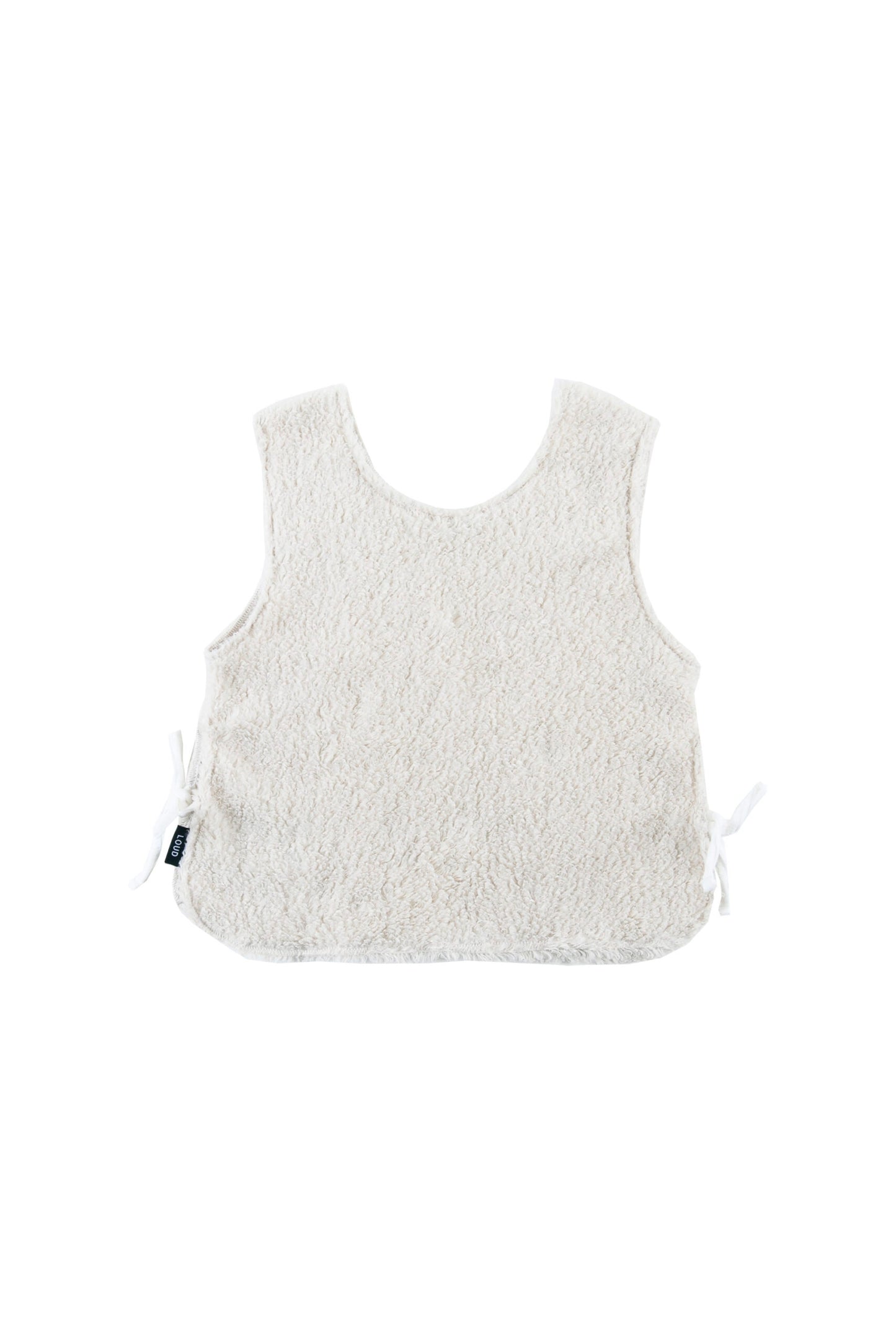 STROLL - Ecru Plush Vest