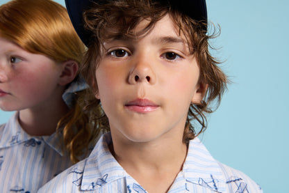 OMBRELLO - Deckchair AOP Dress Loose Fit