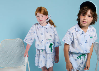 BARCA - Deckchair AOP Girl Shirt Cropped