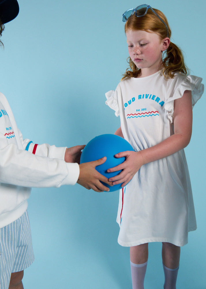 NAPOLI - Gardenia Dress Elastic Waist Ruffle Sleeve