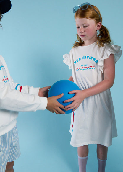 NAPOLI - Gardenia Dress Elastic Waist Ruffle Sleeve