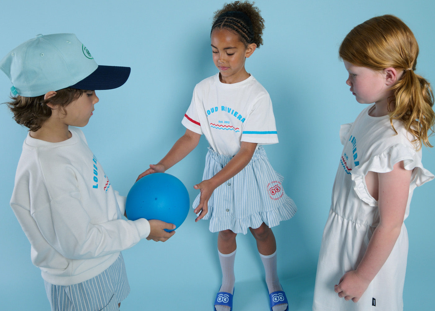 AZZURRA - Gardenia T-Shirt Loose Fit Drop Shoulder