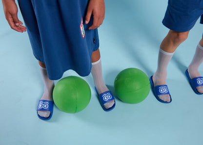 MELA - Blue/Light Blue Summer Sliders