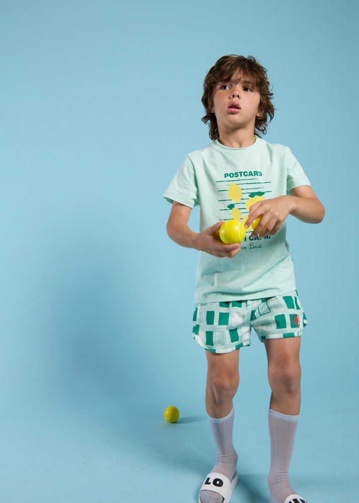 LEMONS - Jade/Lemon Print T-Shirt Relaxed Fit