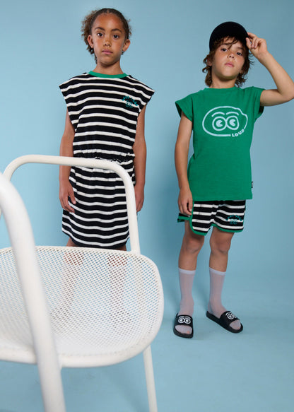 GERANIO - Green T-Shirt Loose Fit