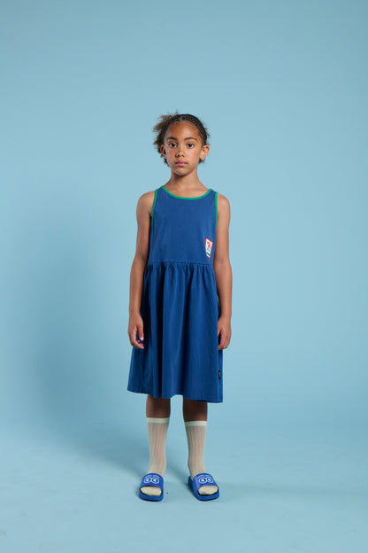 SAN MICHELE - Navy Washed Dress Waist Cut