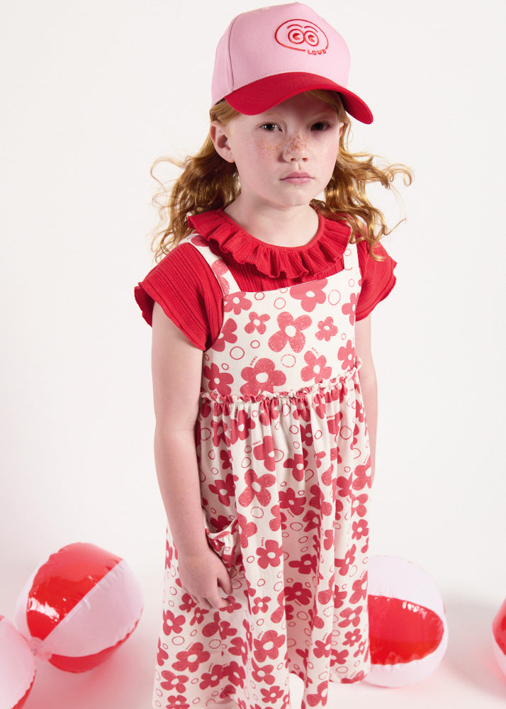 PETALE - Flower AOP Summer Apron Dress