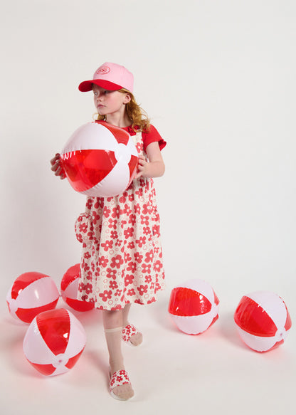 PETALE - Flower AOP Summer Apron Dress