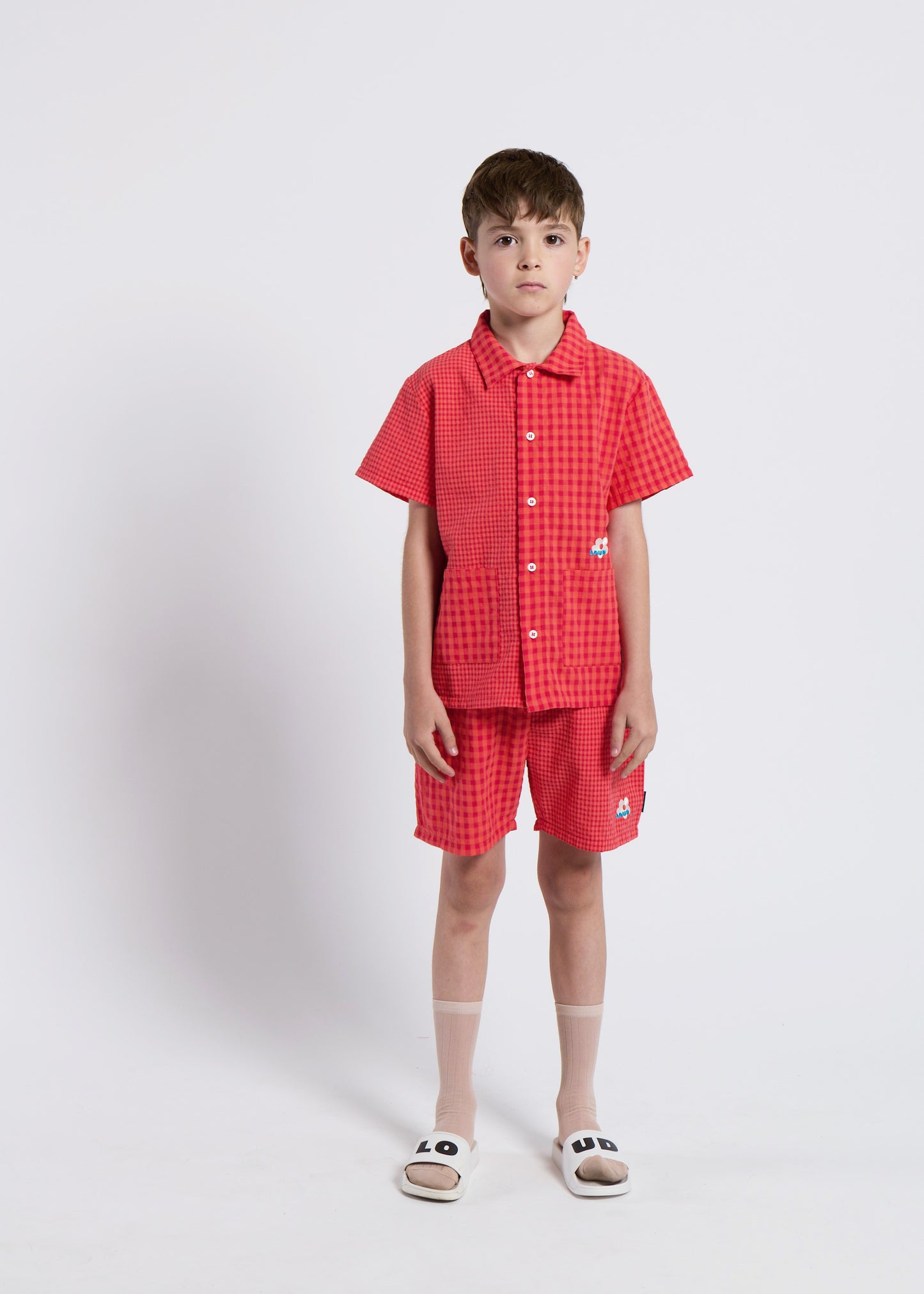 OASI - Red Check Shirt Regular Fit Front Pockets (SAMPLE)