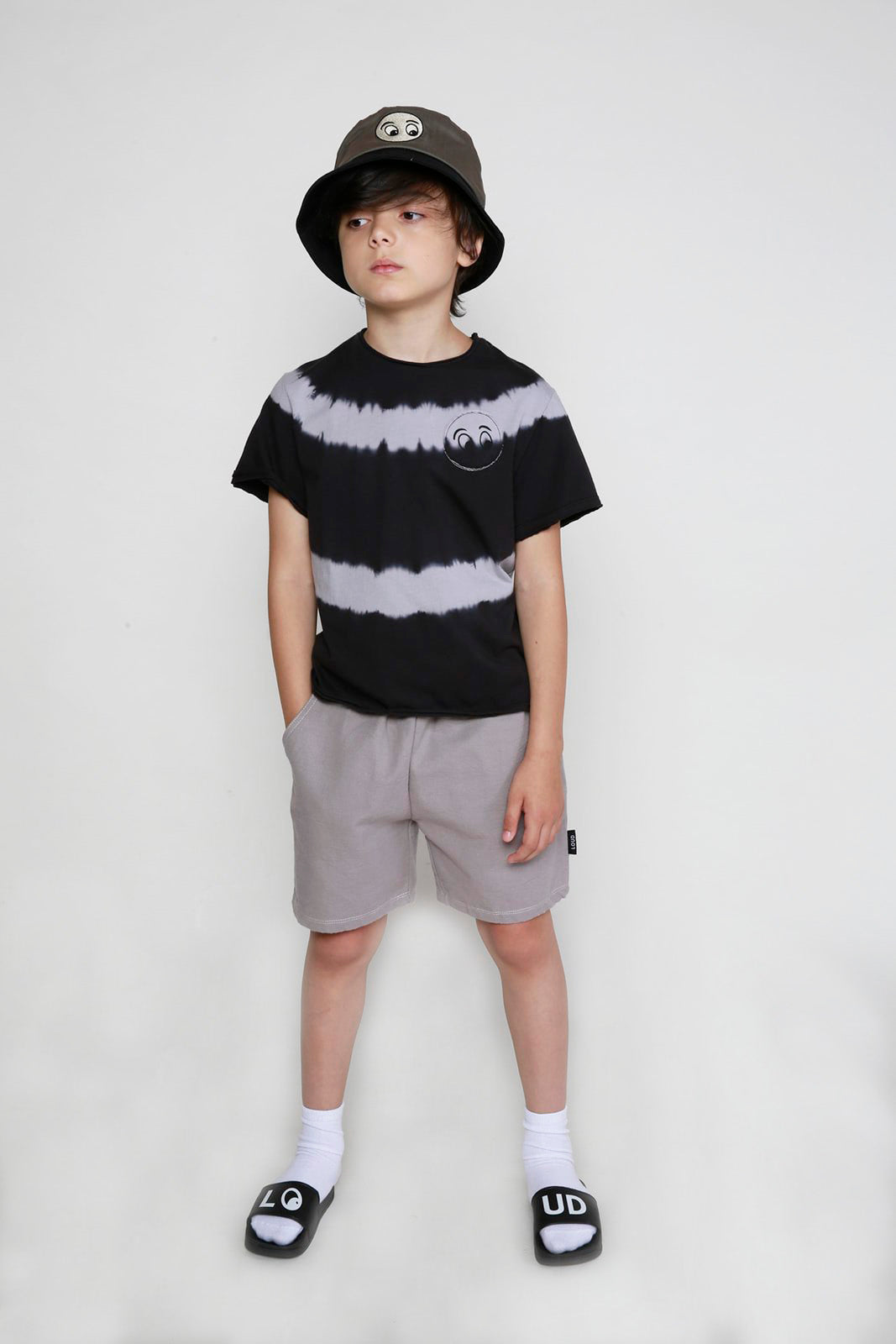 REVIVAL - Black / Zinc Tie Dye T-Shirt Loose Fit