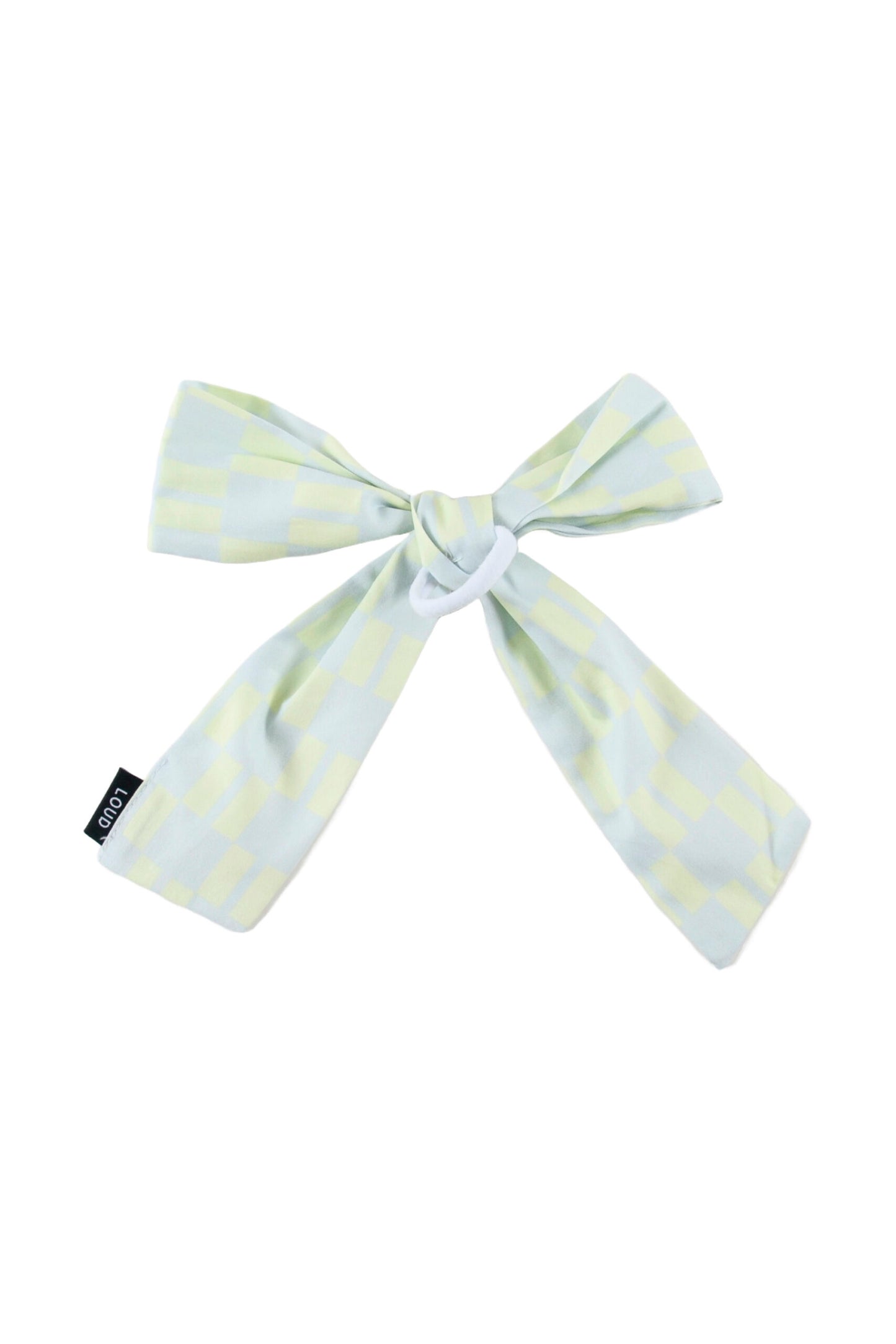 COCONUT - Checkered Hair Bow