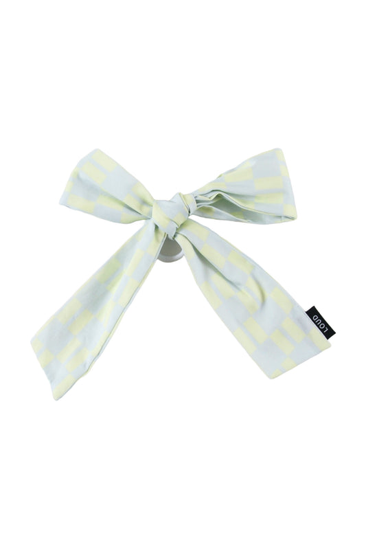 COCONUT - Checkered Hair Bow