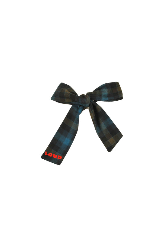 CHIC - CHECK HAIR bow elastic