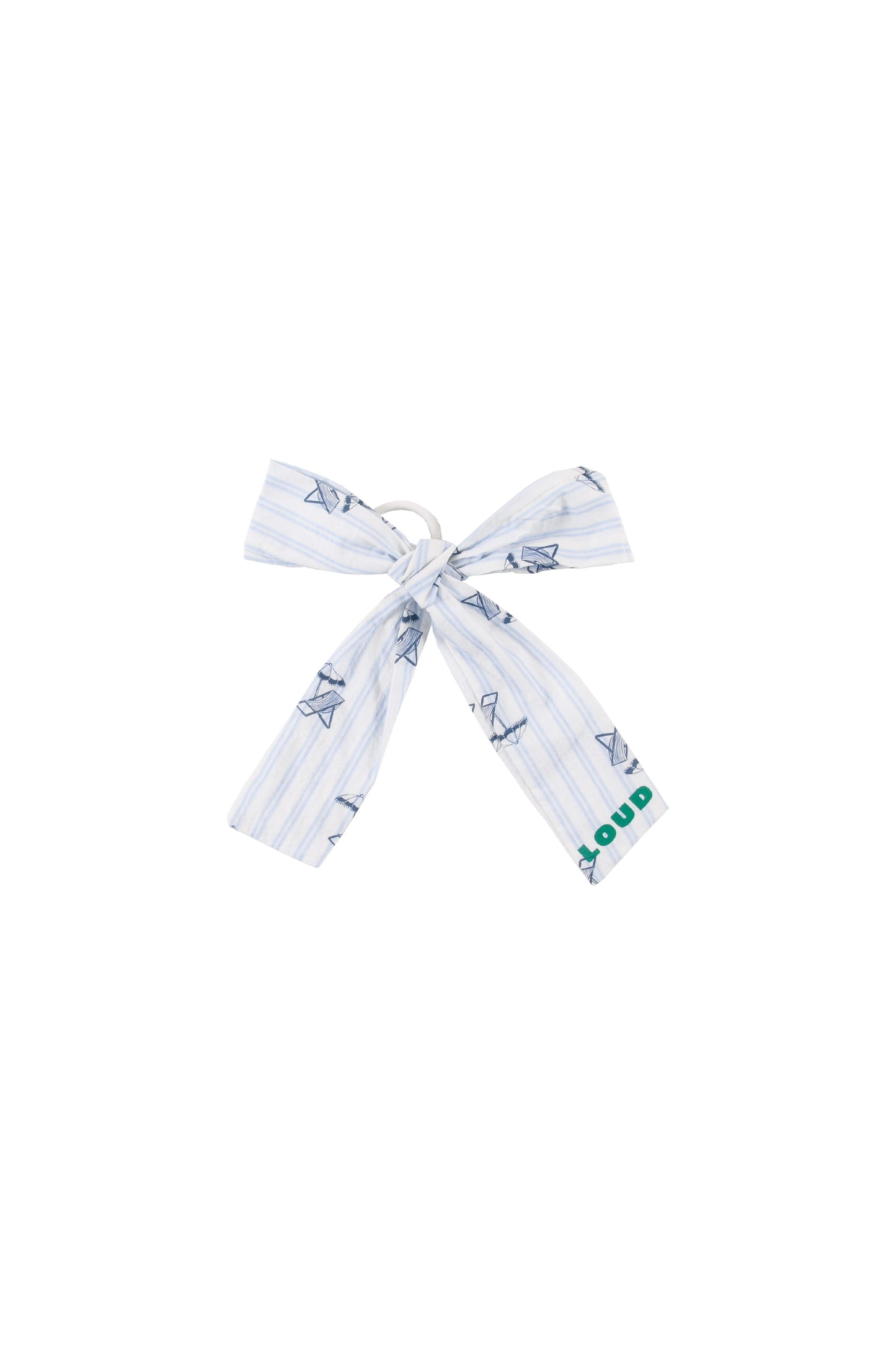 PEDALO’ - Deckchair AOP Hair Bow Elastic (SAMPLE)