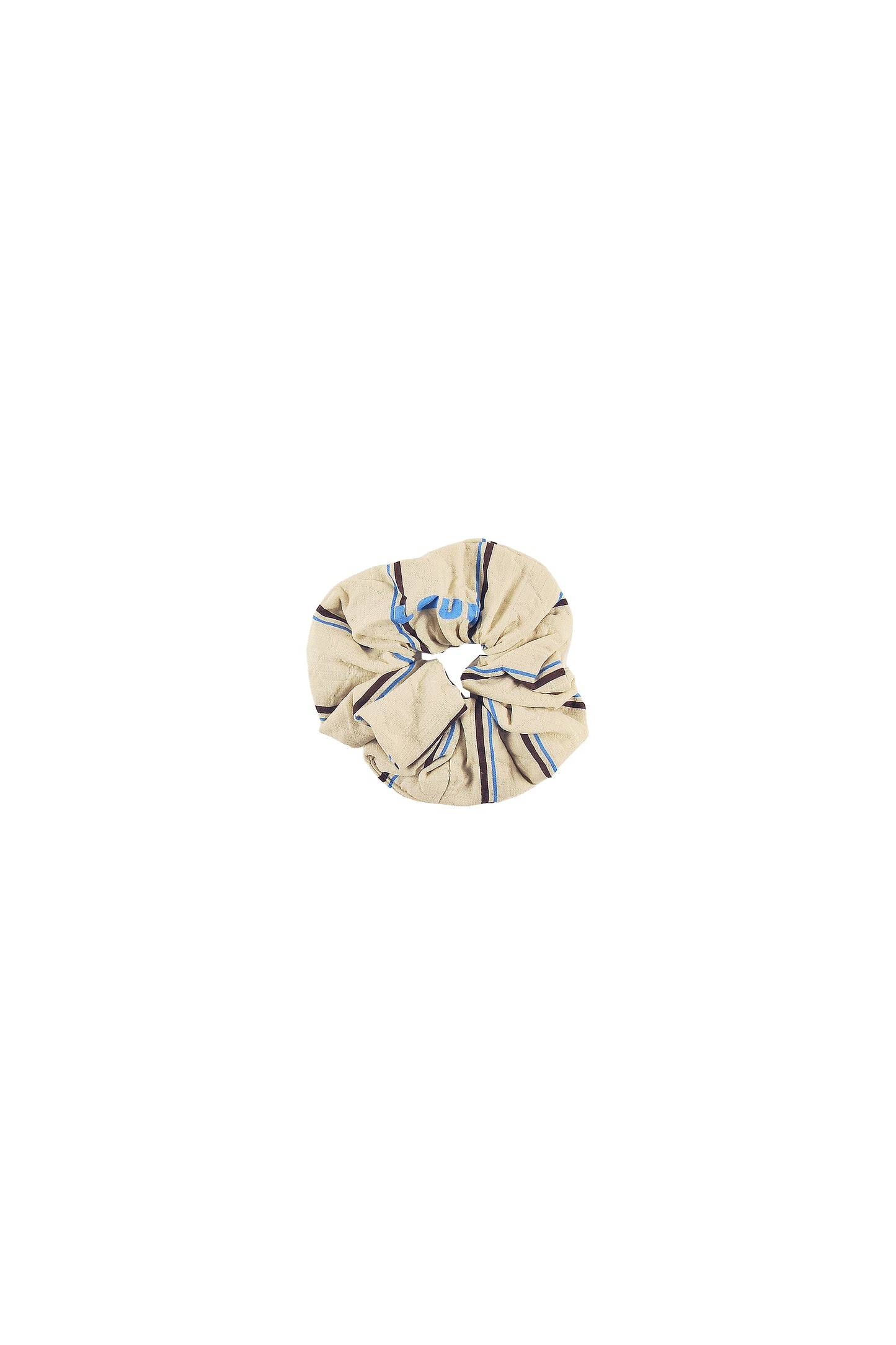CHIC - NATURAL STRIPE HAIR scrunchy