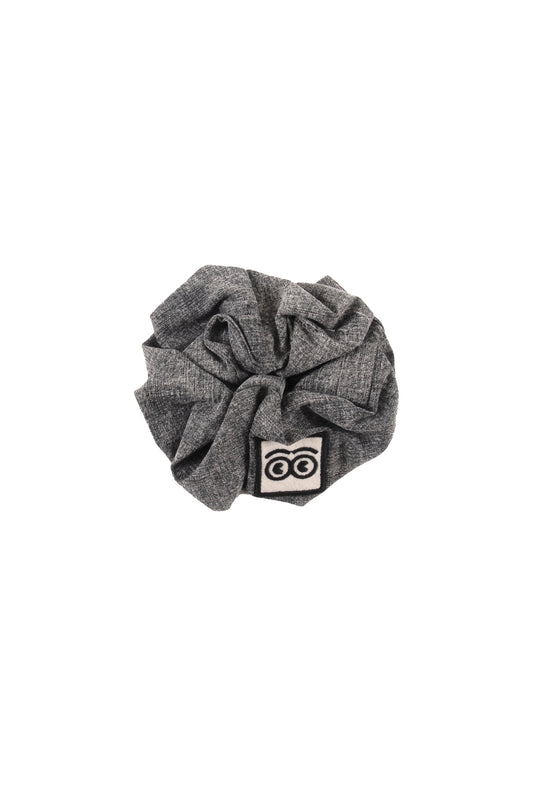 PROMISE - Light Grey Stone Wash Hair Scrunchy